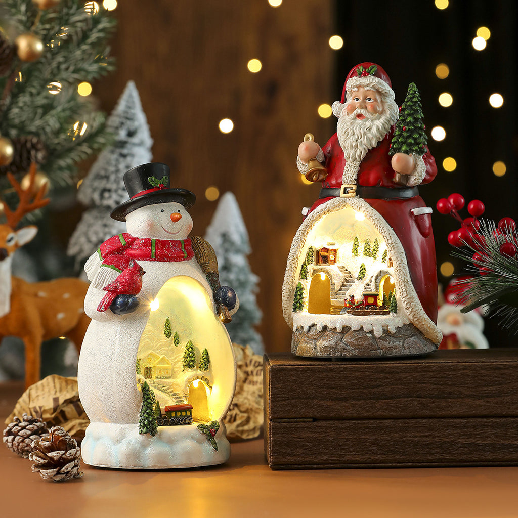 SantaSpin LED Ornament