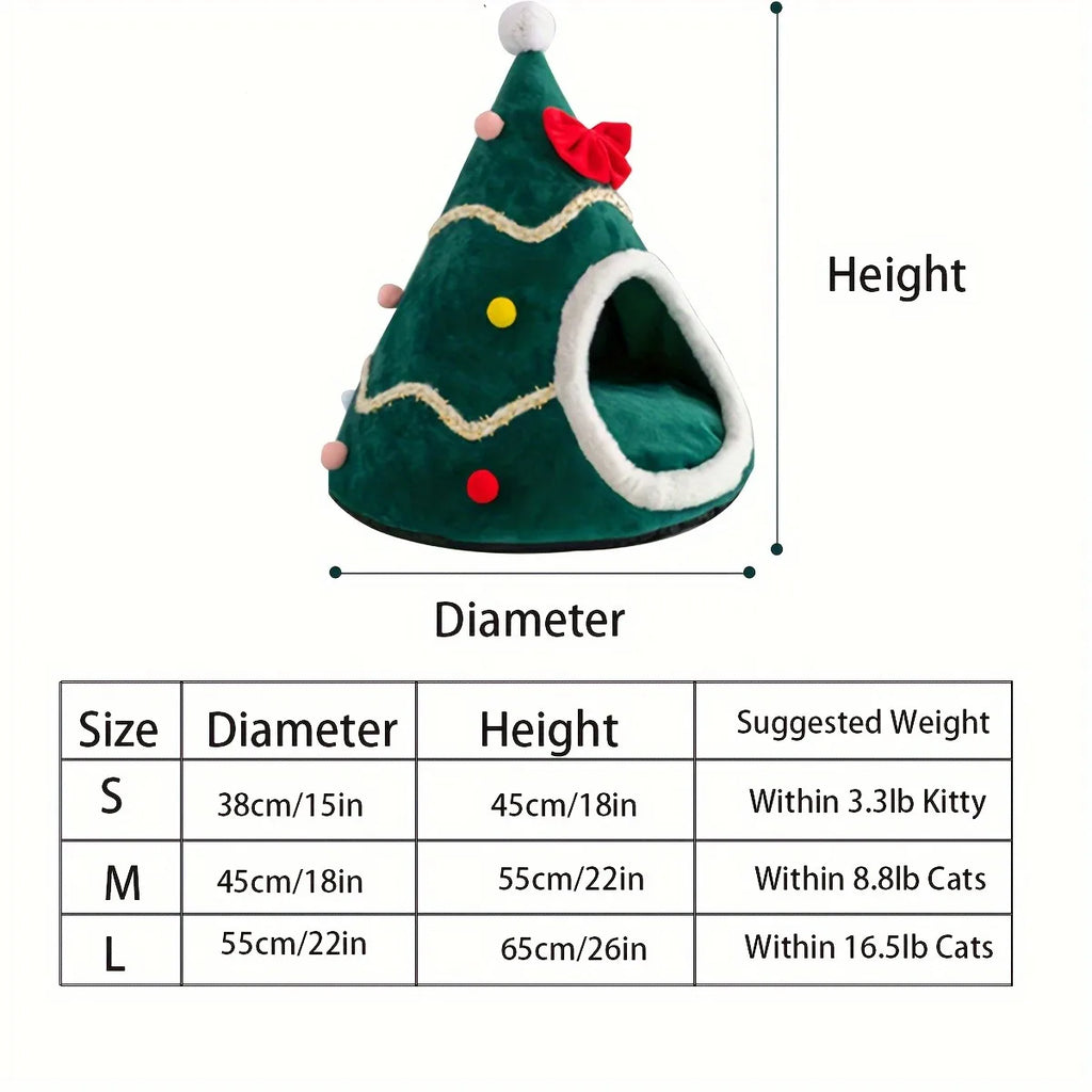 CozyPaw Christmas Bed