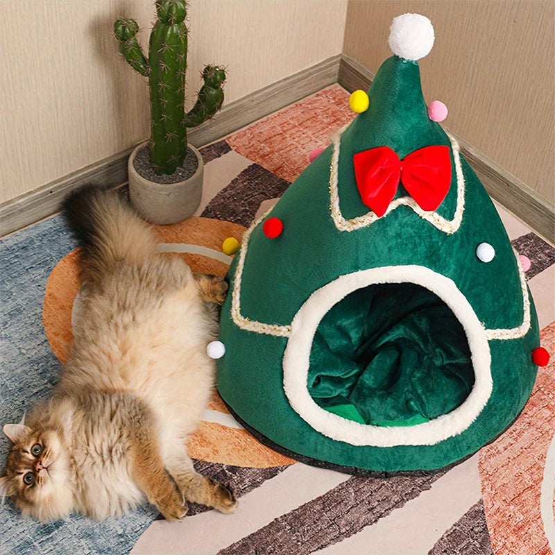 CozyPaw Christmas Bed