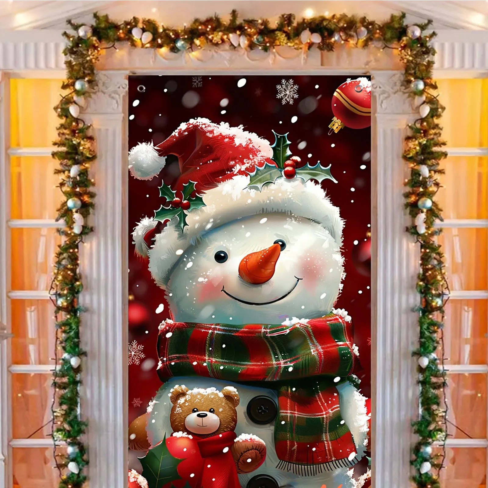 SnowySmile Door Curtain