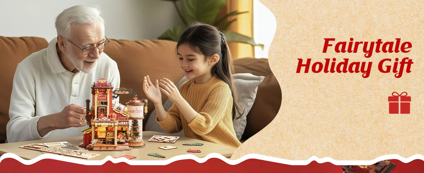 Robotime 3D Puzzle Music Box