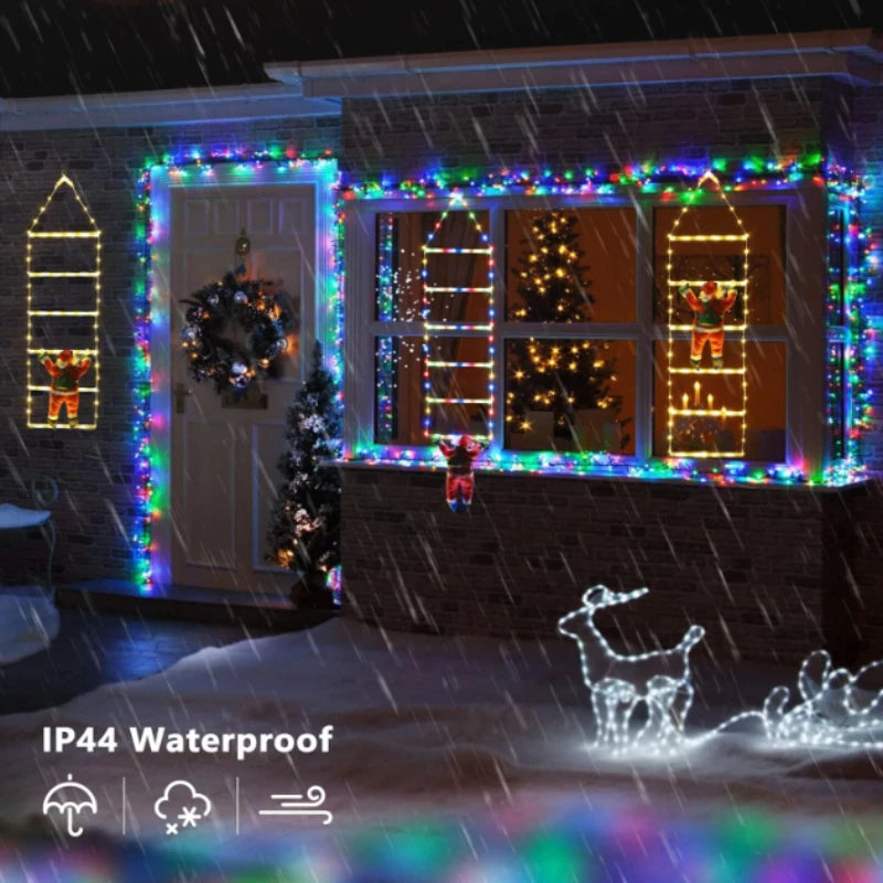 Climbing Santa LED Light