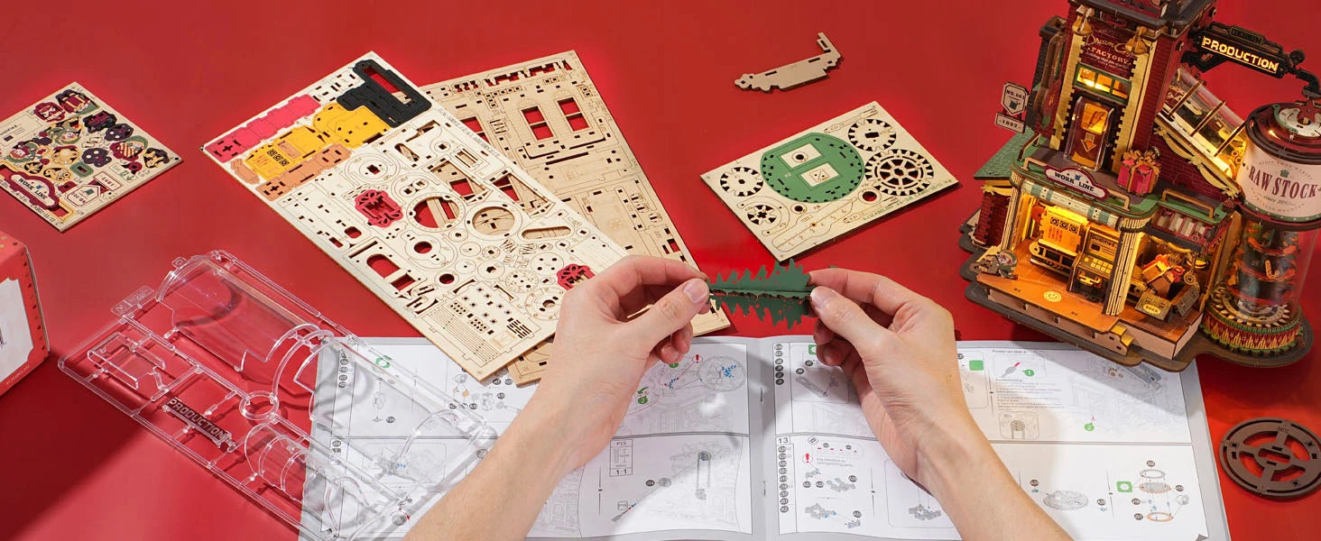 Robotime 3D Puzzle Music Box