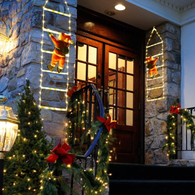 Climbing Santa LED Light