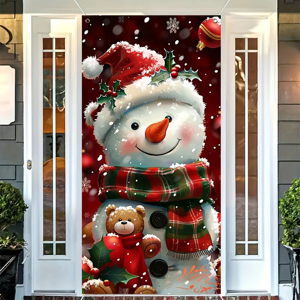 SnowySmile Door Curtain