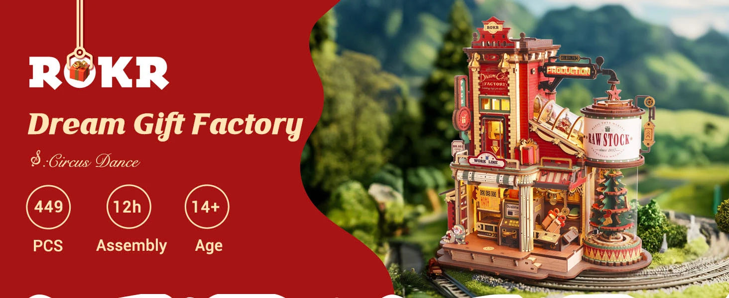 Robotime 3D Puzzle Music Box