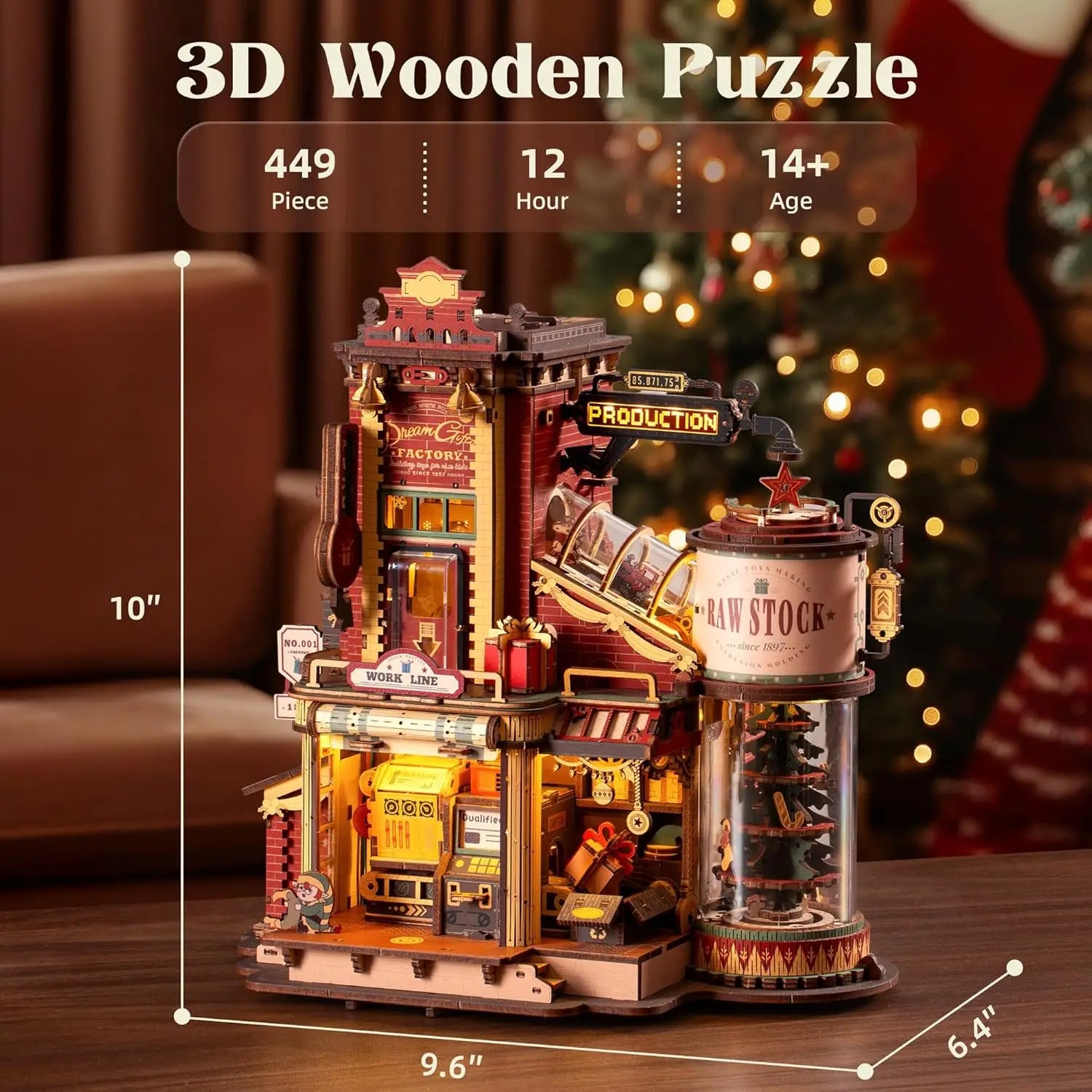 Robotime 3D Puzzle Music Box