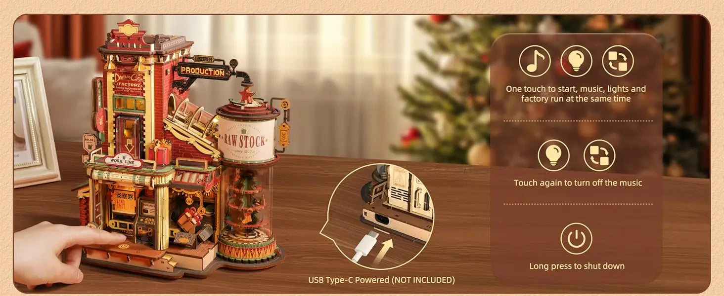 Robotime 3D Puzzle Music Box
