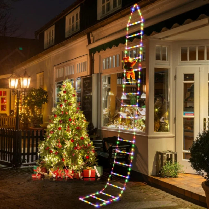Climbing Santa LED Light