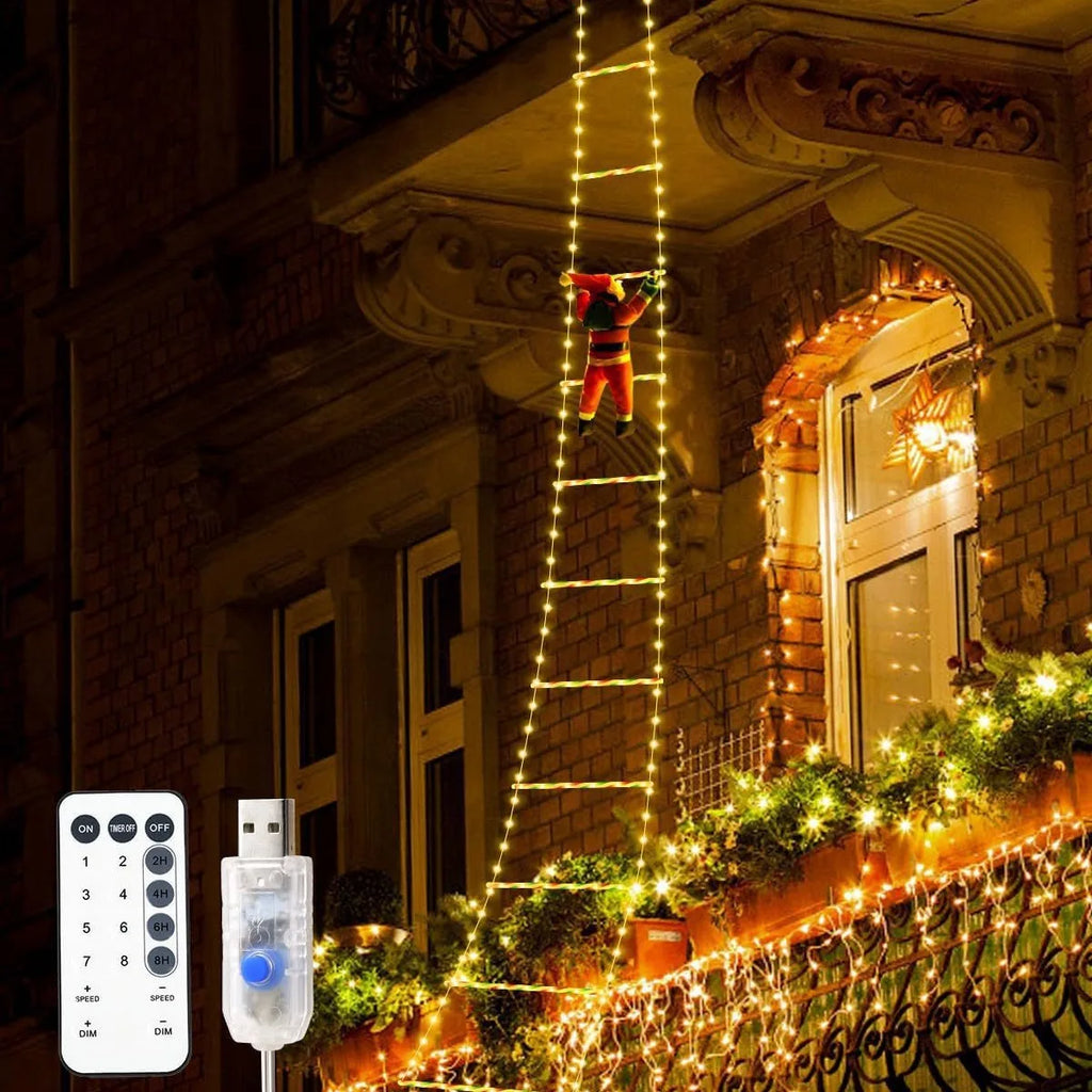 Climbing Santa LED Light