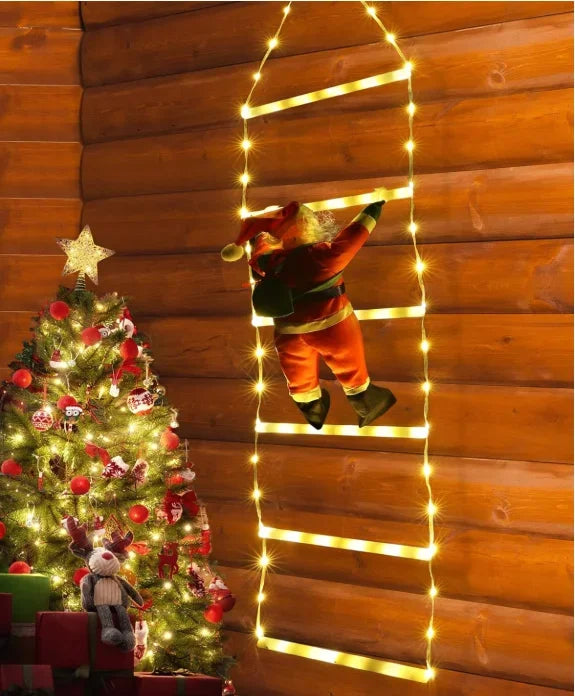 Climbing Santa LED Light