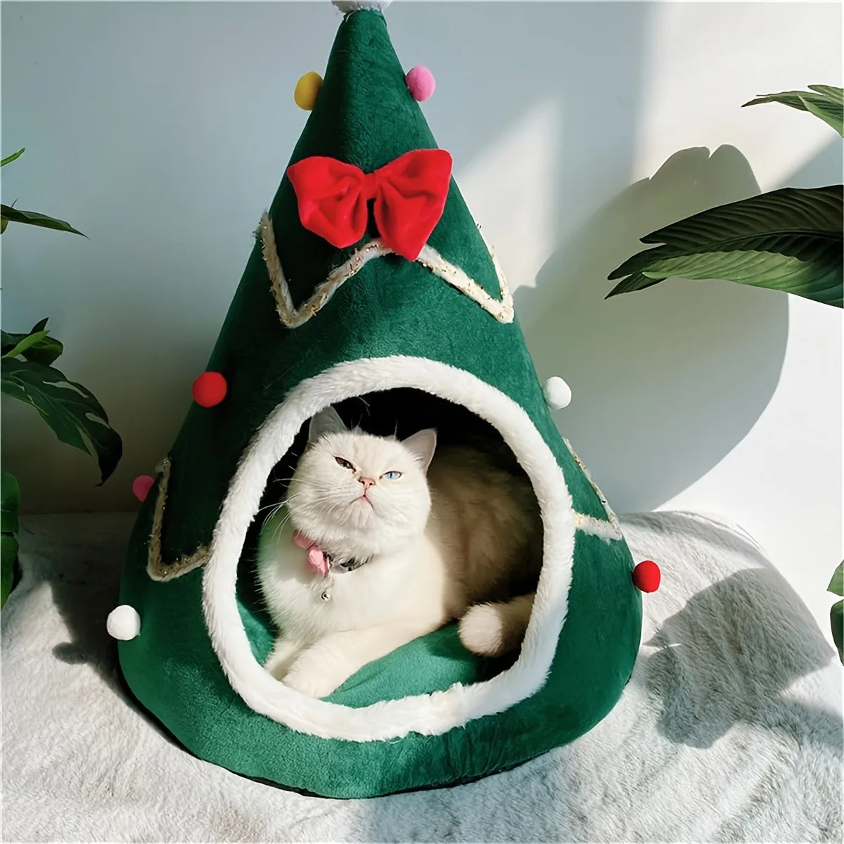 CozyPaw Christmas Bed