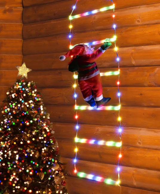 Climbing Santa LED Light