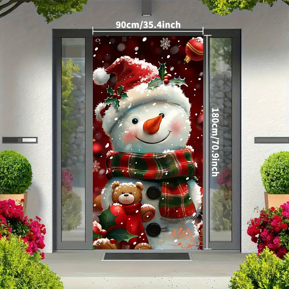 SnowySmile Door Curtain