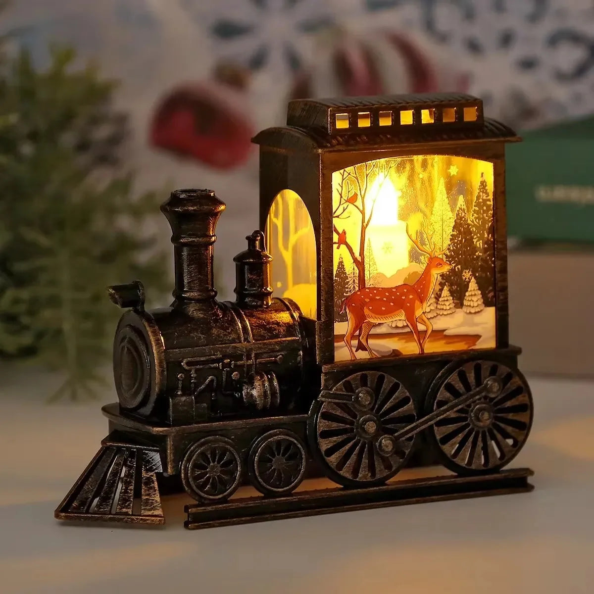 Vintage Glow Train Lantern