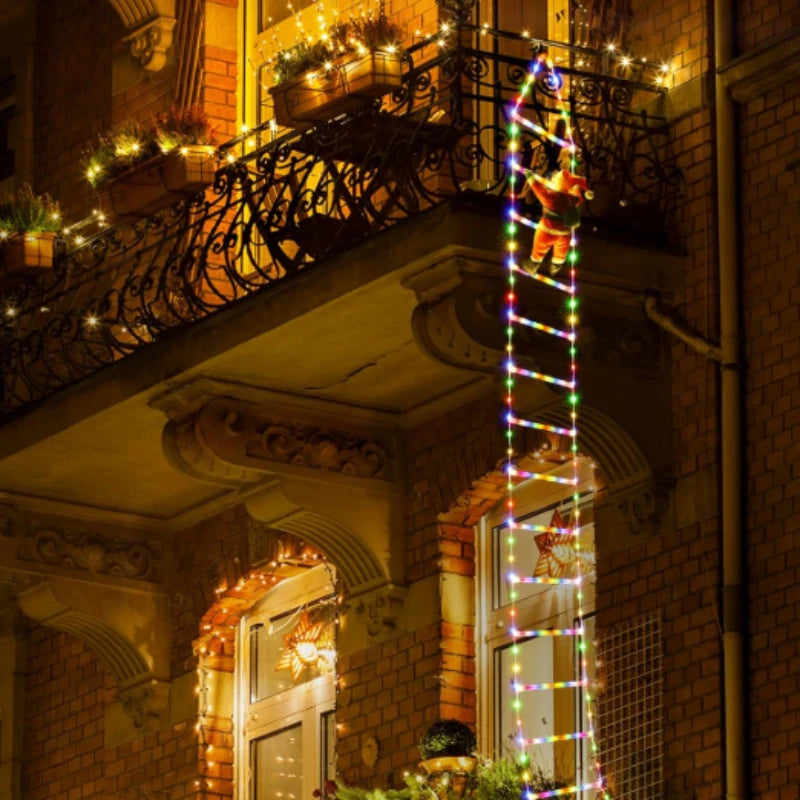 Climbing Santa LED Light