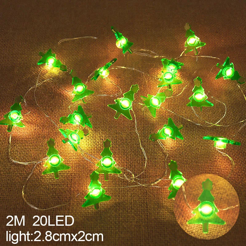 Snowflake LED Sparkle Garland