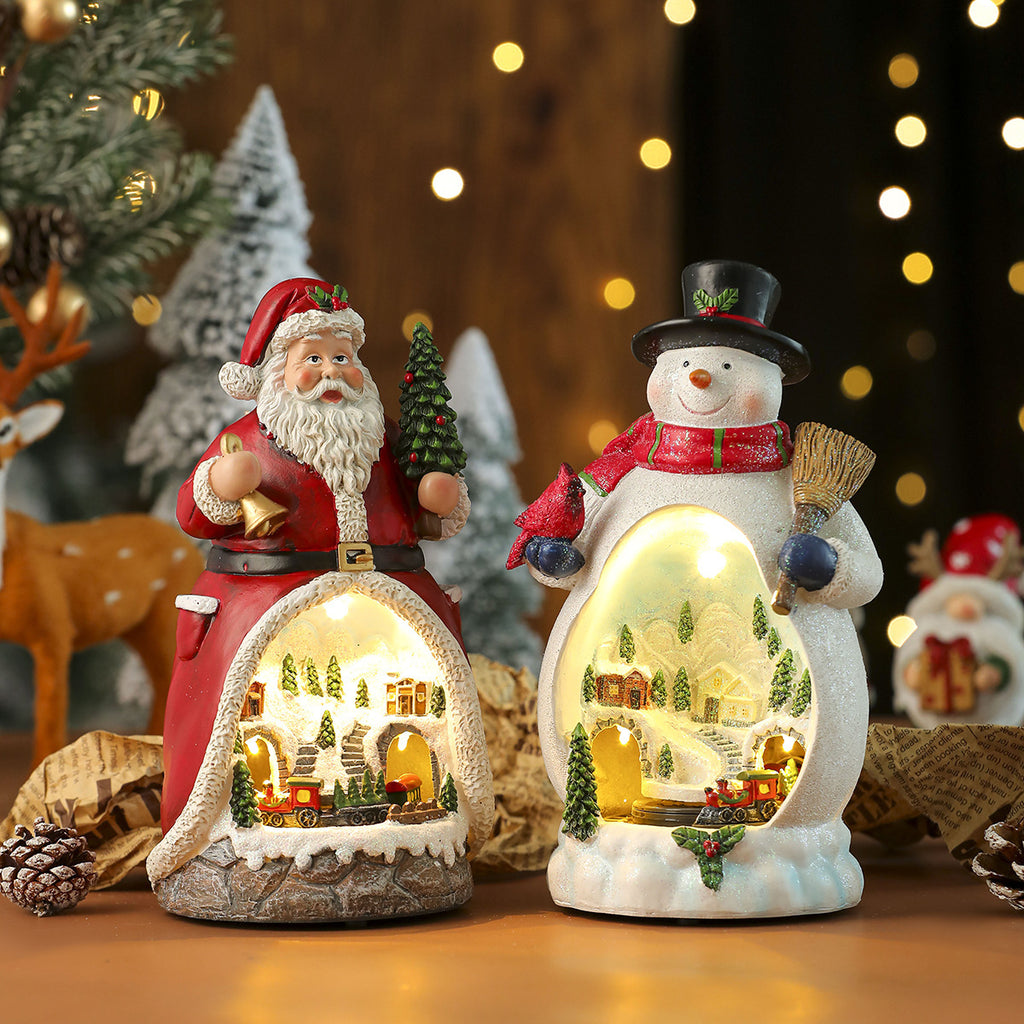 SantaSpin LED Ornament